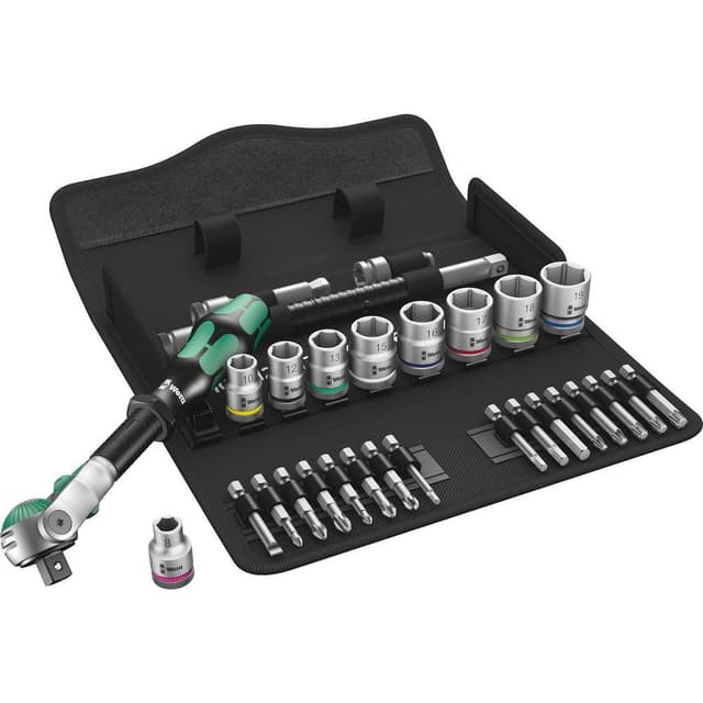 Wera 8100 SB 6 Zyklop Speed Hylsnyckelsats metrisk 3/8