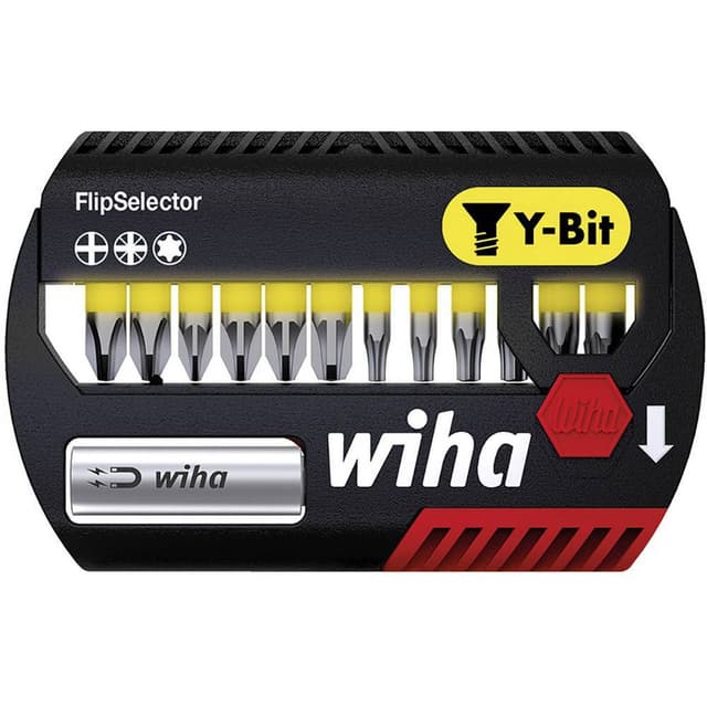 Wiha 41827 Bit-Set 13 delar Stjärnspår Pozidriv, TORX