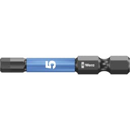 Wera 840/4 IMP DC / SW 5,0 X 50 Sekskant-bit 5 mm Værktøjsstål Legeret, Diamantbelagt F 6.3 1 stk
