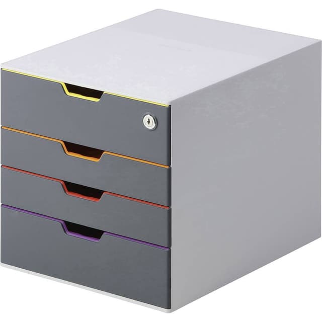 Durable Byrålådebox VARICOLOR SAFE 760627 Grå DIN A4 ,