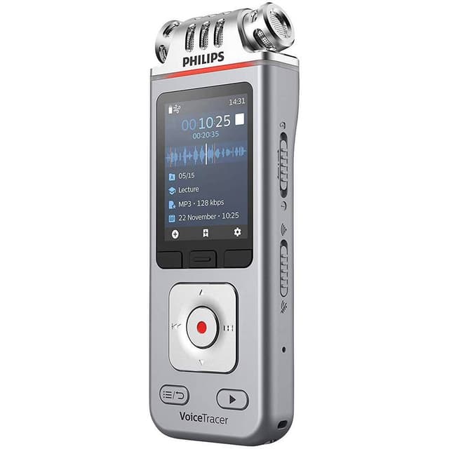 Philips DVT-4110 Digital Diktafon Optagetid (max.) 2147 h Sølv