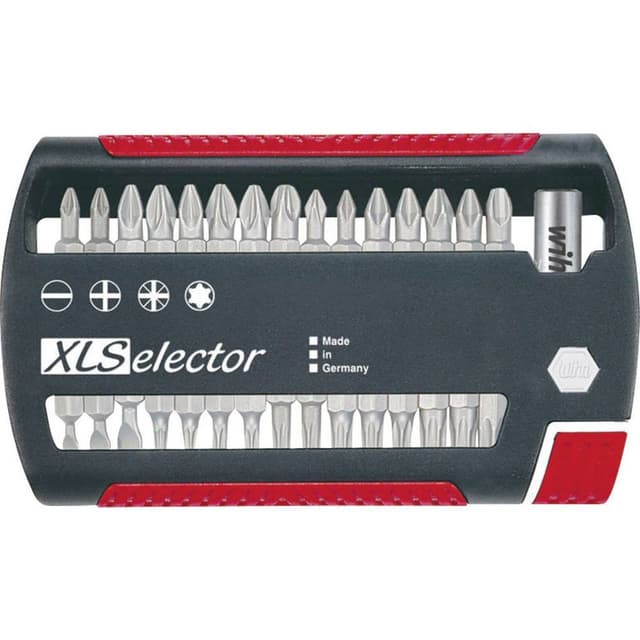 Wiha XSelector 29417 Bit-Set 31 delar Spår, Stjärnspår