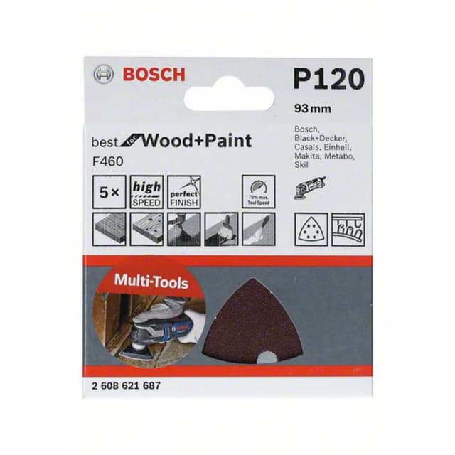 Bosch Accessories 2608621688 Deltaslibepapir 5 stk
