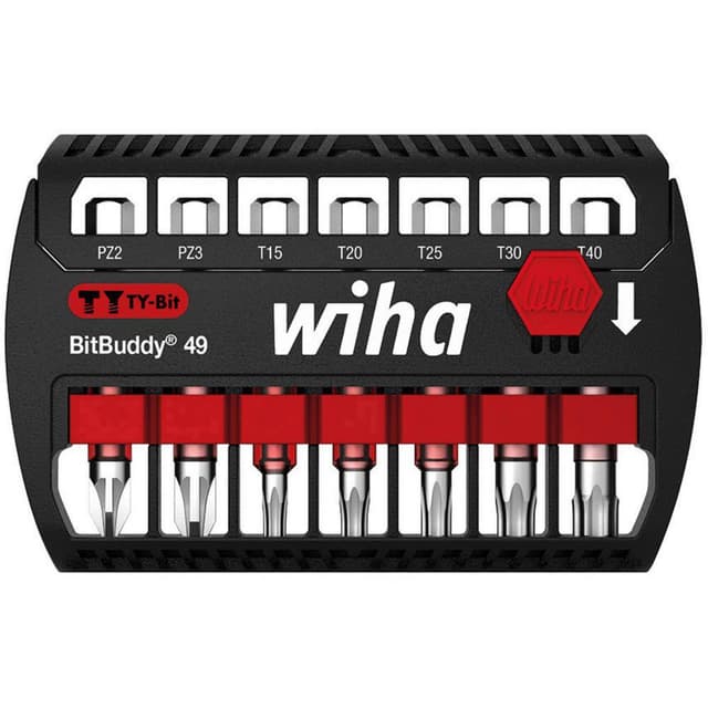 Wiha 42118 Bit-Set 7 delar TORX Plus, Stjärnspår