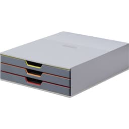 Durable Byrålådebox VARICOLOR 3 - 7603 760327 Grå DIN