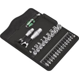 Wera KK Zyklop Mini 2 Hylsnyckelsats metrisk 1/4 27