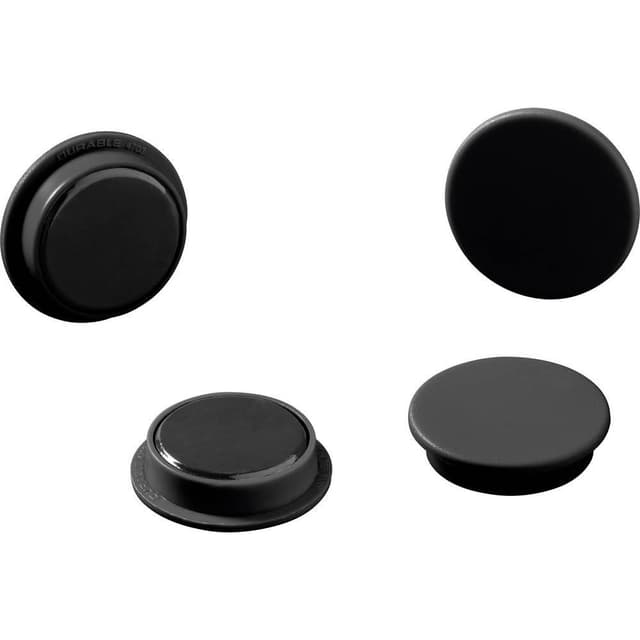 Durable Magnet 475301 (Ø) 32 mm rund Svart 1 set 475301