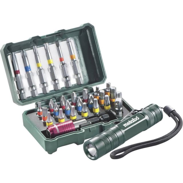 Metabo 626721000 Bit-Set 29 delar Stjärnspår Pozidriv