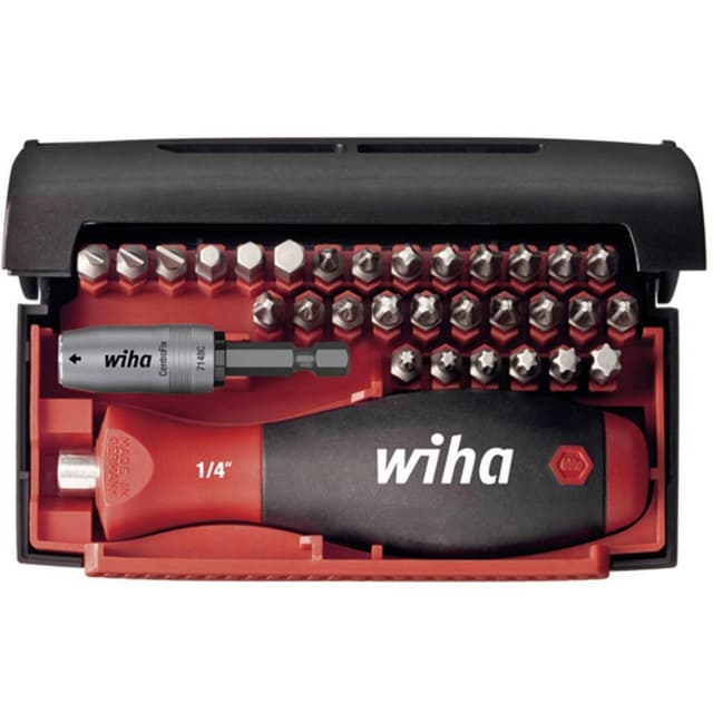 Wiha 34686 Bit-Set 32 delar Spår, Stjärnspår Phillips,
