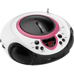 Lenco SCD-38 USB CD-radio FM AUX, CD, USB Rosa