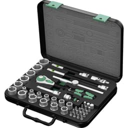 Wera 8100 SB 2 Zyklop Topnøglesæt Metrisk 3/8 (10 mm)