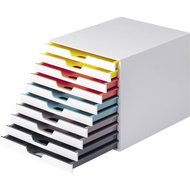 Durable Byrålådebox VARICOLOR MIX 10 - 7630 763027 Vit