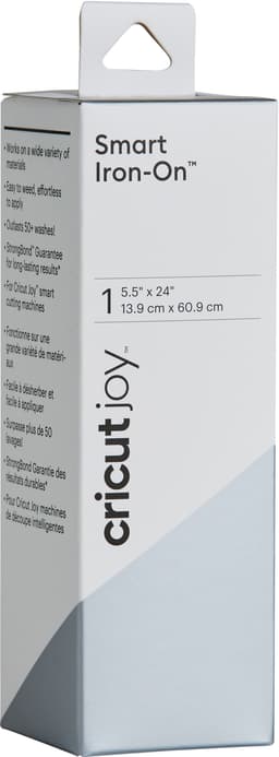 Cricut Joy Smart Iron-On strykeark 14 x 60 cm (sølv)