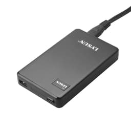 NÖRDIC 60 W USB C -kannettavan tietokoneen verkkolaite ja ylimääräinen USB A