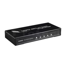 NÖRDIC HDMI Splitter 1 till 4, 4Kx2K i 30Hz,3D och HDCP1.4, Dolby och DTS, metal