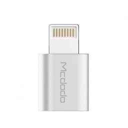 Mcdodo Micro USB til Lightning adapter hvid opladning og synkronisering