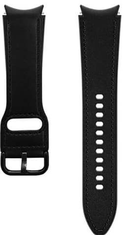 Puro Galaxy Watch 6/4/4 Classic læderrem (sort)