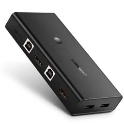 NÖRDIC KVM SWITCH 2 PC - 1xHDMI 2.0 ja 4xusb Xbox, PS5, kannettava tietokone 4K30Hz