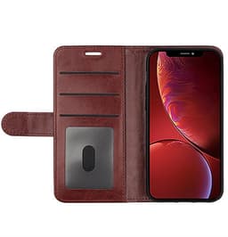 iPhone 12 Pro Magnetiskt fodral PU/TPU Mörkbrun