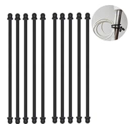 Uudelleenkäytettävät nippusiteet (15 cm) Musta 10 kpl