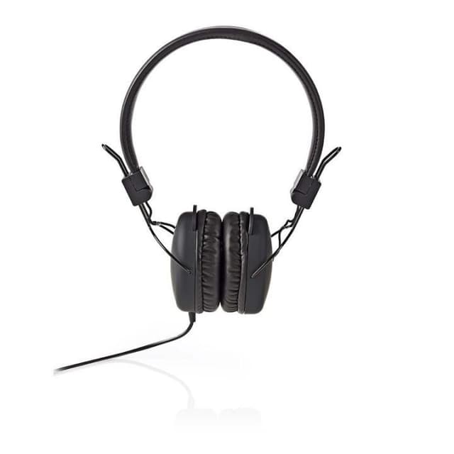 Hörlurar med sladd | On-ear | Vikbar | 1.2 m rund Kabel | Svart