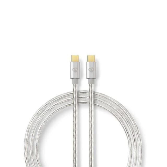 USB 3.1 GEN 2 Sync, Lade- og AV-Støttekabel | Gullbelagt 1,0 m | USB-Câ„¢ Hann til