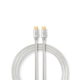 USB 3.0-kabel for synkronisering, lading og AV-støtte | Gullbelagt 2,0 m | USB-C