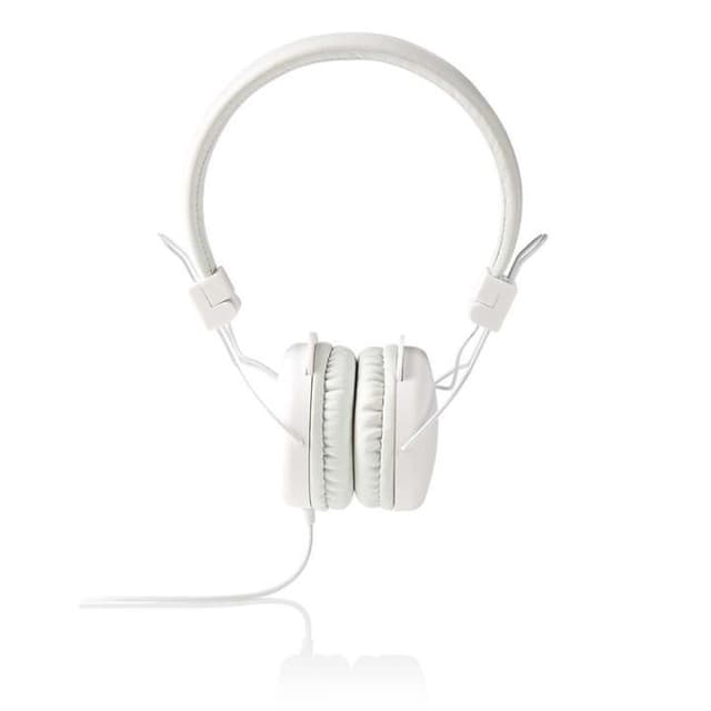 Hörlurar med sladd | On-ear | Vikbar | 1.2 m rund Kabel | Vit