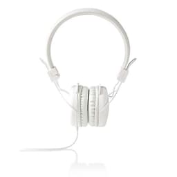 Hovedtelefoner med kabel | On-ear | Foldbar | 1,2 m rundt kabel | Hvid