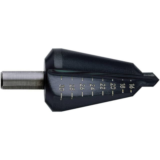 Stegborr 16 - 30.5 mm HSS Exact 05203 TiAIN 3-skaft 1