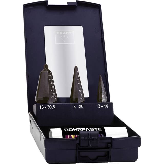 Stegborr-set 3 delar 3 - 14 mm, 4 - 20 mm, 16 - 30.5 mm