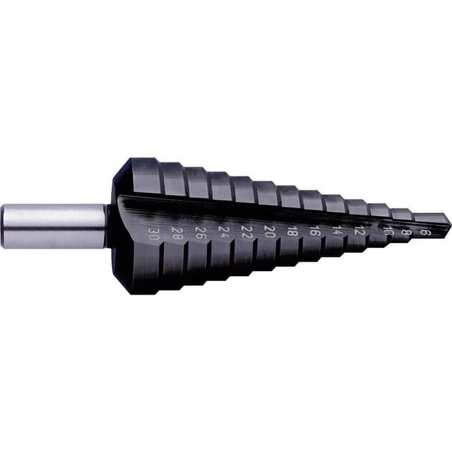 HSS Stegborr 6 - 30 mm TiAIN Exact 50068 Total längd 98