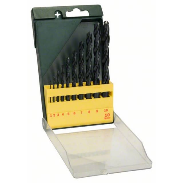 Bosch Accessories 2607019442 HSS Metal-spiralbor-sæt 10