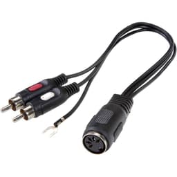 SpeaKa Professional RCA / DIN-anslutning Audio
