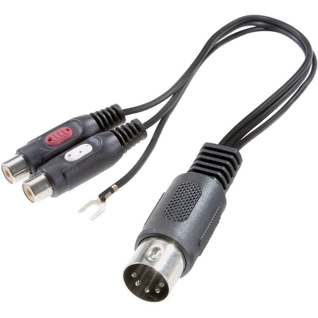 SpeaKa Professional RCA / DIN-anslutning Audio