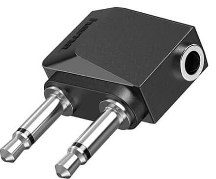 Hama adapter (2 x 3,5 mm jack hann – 3,5mm jack hunn)