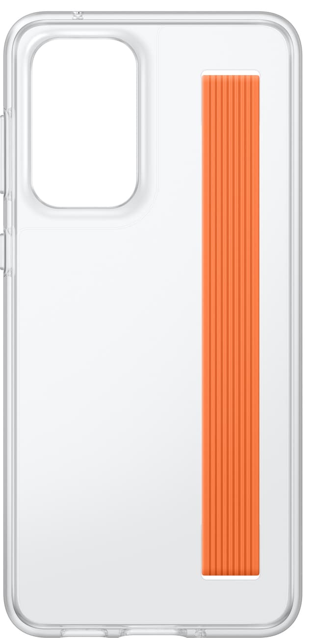 Samsung Galaxy A33 cover med tynd rem (gennemsigtigt)