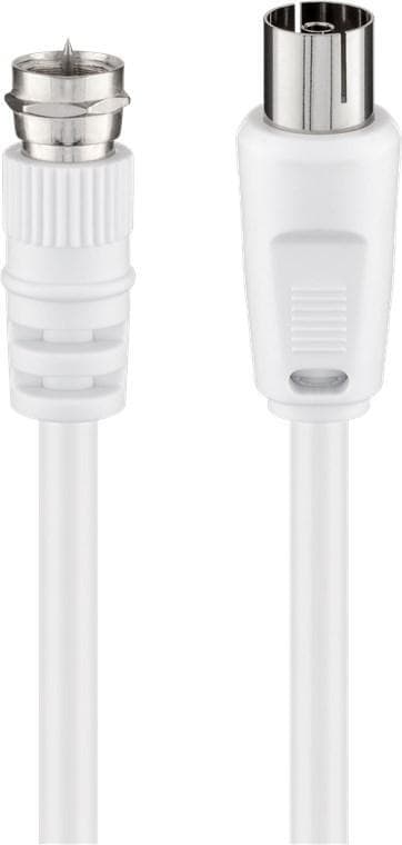Goobay SAT/antenne adapterkabel (<70 dB), 2x skjermet