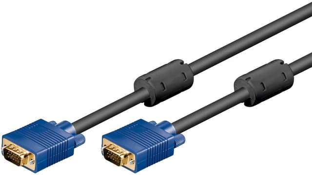 Goobay Full HD SVGA-monitorkabel, Guldpläterad
