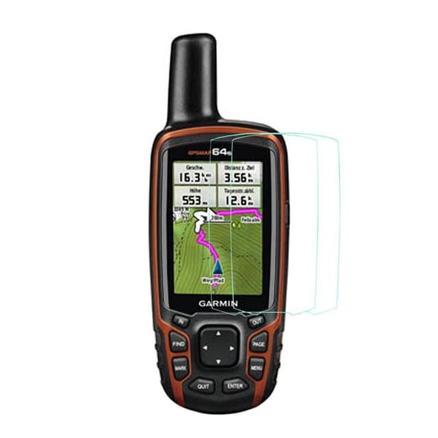 2-Pak Herdet glass skjermbeskytter Garmin GPSMAP 64s