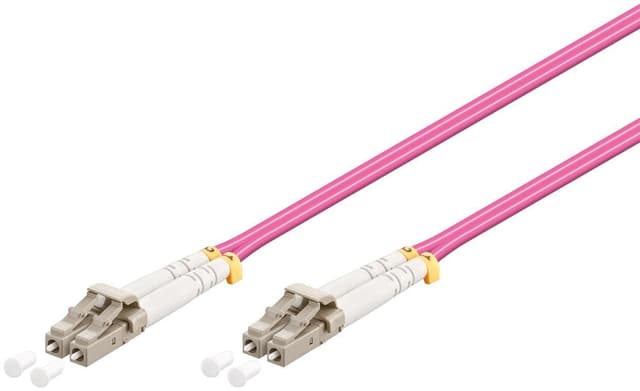 Goobay Fiberoptisk kabel, Multimode (OM4) Violett