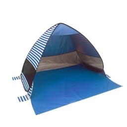 Strandtält pop-up UV 40+ Blå randig