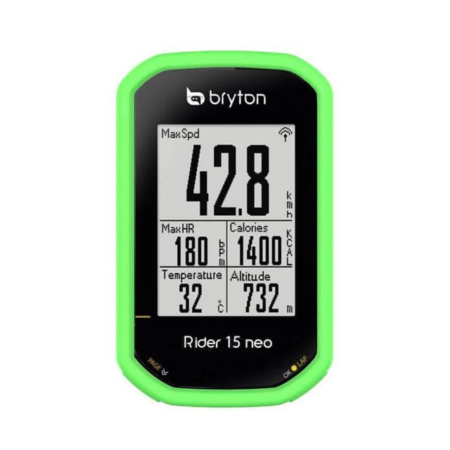 Silikon skal Bryton Rider 15 Neo E - Lime