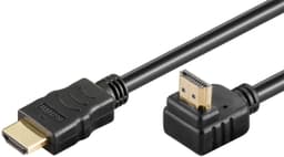 Höghastighets-HDMI90°-kabel med Ethernet