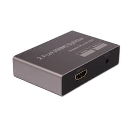 HDMI-switch 1 in 2 ut 2.0 4K 60 HZ Svart