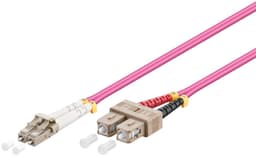 Goobay Fiberoptisk kabel, Multimode (OM4) Violett