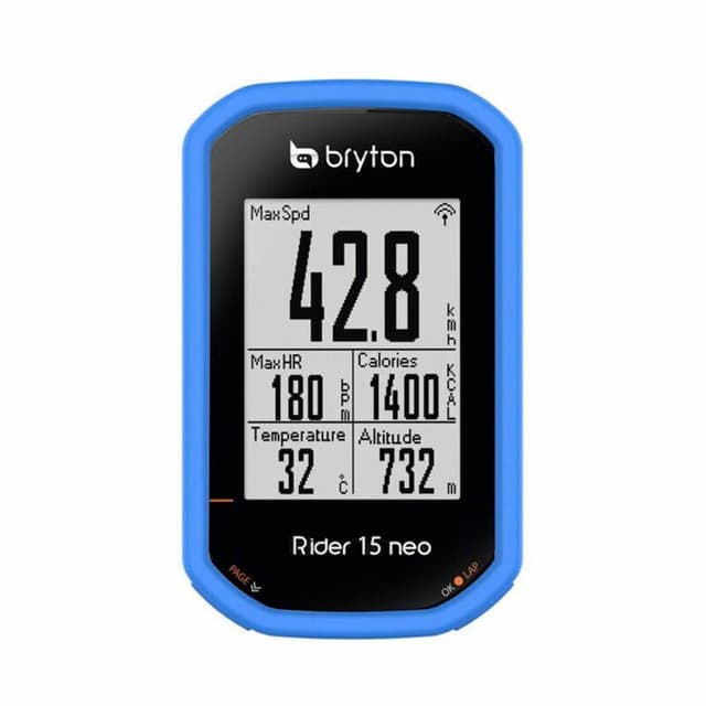 Silikon skal Bryton Rider 15 Neo E - Blå