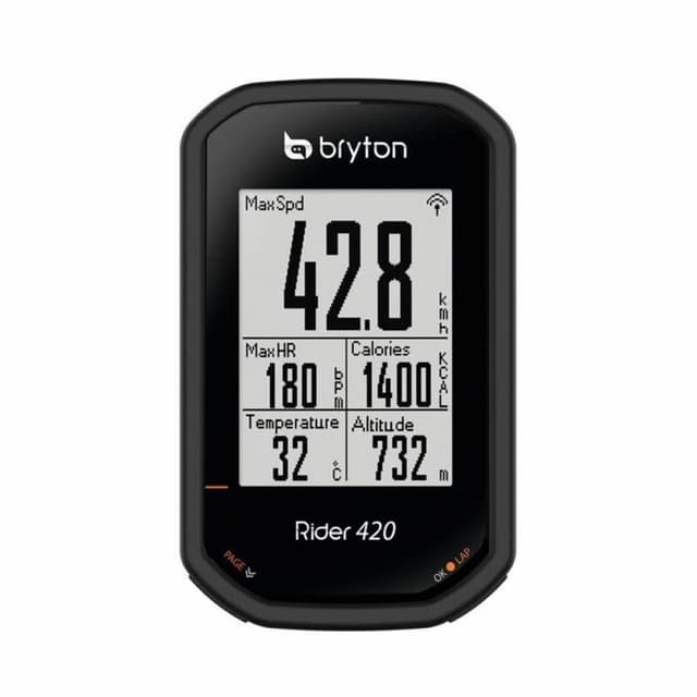 Silikon deksel Bryton Rider 420 E - Svart