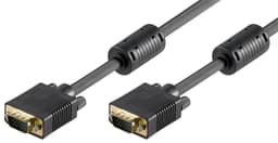 Goobay Full HD SVGA-monitorkabel, Guldpläterad