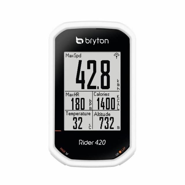 Silikon deksel Bryton Rider 420 T - Hvit